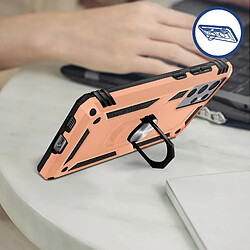 Acheter Avizar Coque Samsung Galaxy S21 Ultra Antichoc Bi-matière Bague Support Vidéo rose gold