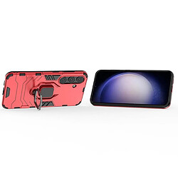 Avis Htdmobiles Coque pour Samsung Galaxy S24 5G - housse etui rigide anti choc + film ecran - ROUGE