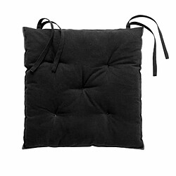 Paris Prix Galette de Chaise Mistraline 40x40cm Noir