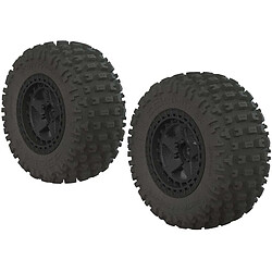 Arrma AR550042 - Fortress SC Tire Set Glued Noir (2)