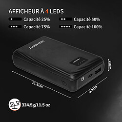 Acheter SANAG Batterie Pour Veste Chauffante, Power Bank 7,4V 16000 Mah, Batterie Veste Chauffante, Batterie Externe Avec Ports D'Entrée De Type C, Ports Usb Et Dc, Compatible Avec Iphone Ipad Tablet Etc