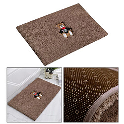 Avis Tapis De Salle De Bain Tapis De Douche Tapis Absorbants Antidérapants Café-40x60cm