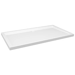 VidaXL Receveur de douche blanc 70x120 cm