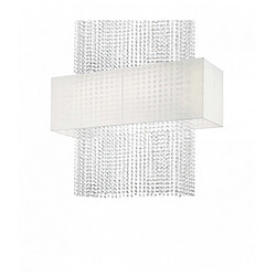 Ideal Lux Suspension Blanche en cristal PHOENIX 5 ampoules