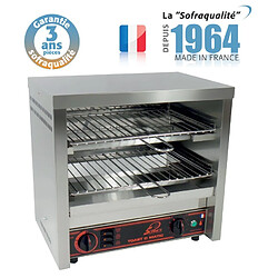 Toaster Professionnel multifonction avec régulateur - Super Club 2 étages - Sofraca