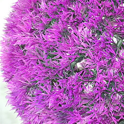 Avis Wewoo Fleurs Artificielles Plante artificielle Herbe Ball Topiaire Mariage Événement Décoration de plein air suspendue, Diamètre: 6.7 pouces