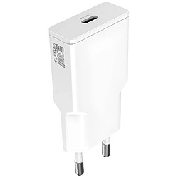 4smarts Chargeur Secteur USB-C GaN 30W Format Compact Blanc