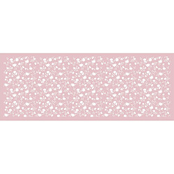 Alter Chemin de cuisine, 100% Made in Italy, Tapis antitache avec impression numérique, Tapis antidérapant et lavable, Fleurs - Modèle Betty, 140x52 cm