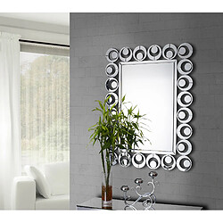 Avis Vivenla Miroir mural argenté design effet 3D L. 90 x P. 2 x H. 120 cm collection Shyon