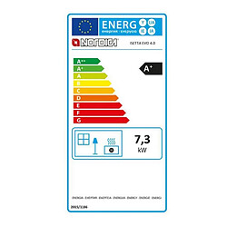 La Nordica Extraflame Poêle à bois fonte 7.3kw noir - isettaevo4.0 - NORDICA EXTRAFLAME