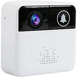 Totalcadeau Sonnette interphone camera wifi IP Waterproof à vision infrarouge