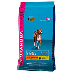 Croquettes Mature 7+ au Poulet pour Chien Sénior de Taille Moyenne - Eukanuba - 3Kg