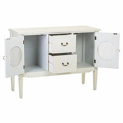 Acheter Meuble d'Entrée Alexandra House Living Blanc Rotin Bois d'épicéa Bois MDF 78 x 40 x 106 cm