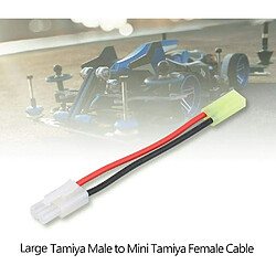 Acheter 1 Pièce Câble 16AWG Cm 13 Plug Convertisseur Adaptateur Tamiya Grand Mâle vers Mini Tamiya Femelle