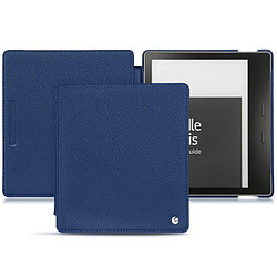 Housse cuir Amazon Kindle Oasis (2019) - Rabat horizontal - Bleu frisson ( Pantone #29588c ) - NOREVE