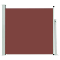 vidaXL Auvent latéral rétractable de patio 170x300 cm Marron