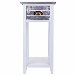 Avis Table de Nuit Alexandra House Living Blanc 30 x 63 x 30 cm