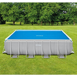 INTEX Couverture solaire de piscine bleu 476x234 cm polyéthylène