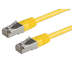 Value Câble de raccordement S/FTP Cat 6 Jaune 5 m