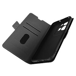 Avizar Étui pour Oppo Reno 8 Pro 5G Portefeuille Support Finition Striée Noir / Gris