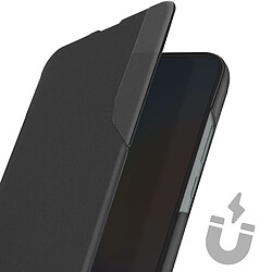 Acheter Avizar Étui Folio pour Galaxy A34 5G Clapet Fenêtre D'Affichage Support Vidéo Noir