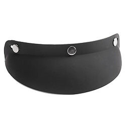 Avis Vintage 3-Snap Moto Casque Visor Pic UV Pare-Soleil pour Plus Open Face Half Face Ou Vintage Casques, noir