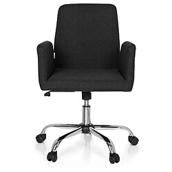 Chaise de bureau FLOW tissu noir hjh OFFICE