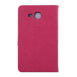 Avis Wewoo Housse Étui Magenta pour Samsung Galaxy Tab A 7.0 fleurs pressées motif papillon flip horizontal en cuir PU avec boucle magnétique & Titulaire & Slots de cartes Portefeuille