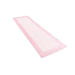 Vidal Tapis de couloir en laine 297x84 rose Darya