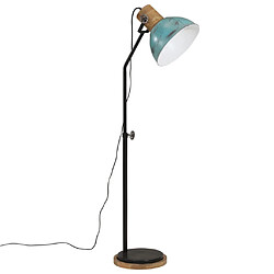 vidaXL Lampadaire 25 W bleu délavé 30x30x100-150 cm E27