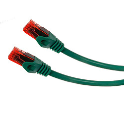 Avis Câble patchcord UTP cat6 prise 3m vert Maclean MCTV-303 G