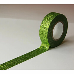 Youdoit Masking tape - Kaki - Paillettes - Repositionnable - 15 mm x 10 m