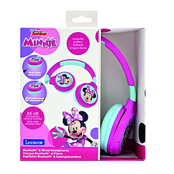 Avis Lexibook Casque 2 en 1 Minnie Mouse Bluetooth et Filaire avec limitation de son