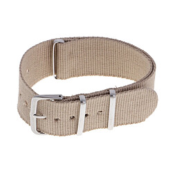 Acheter Bande de montre en nylon tissée bracelet bracelet boucle en acier inoxydable kaki 22mm