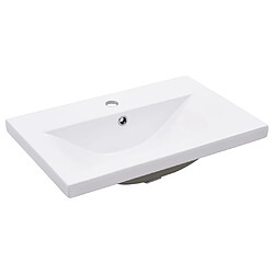 Acheter Helloshop26 Cadre de lavabo de salle de bain vasque à encastrer 59 x 38 x 31 cm blanc fer 02_0006770