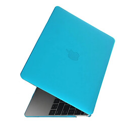 Wewoo Housse Étui bleu bébé et Transparent pour Macbook 12 pouces de protection en cristal