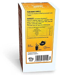 Avis Aromandise Tisane orange et cannelle biologique - 20 sachets