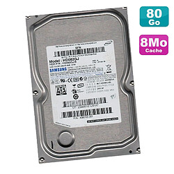 Disque Dur 80Go SATA 3,5" Samsung Storm1 HD082GJ/B RevA JE100-19 7200RPM 8Mo - Occasion