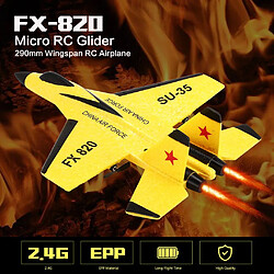 Avis Universal FX 820 2.4G 2CH Remote Control SU 35 Glider(Jaune)