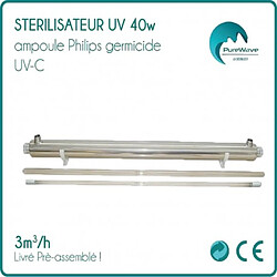 Desineo Stérilisateur UV 40W ampoule Philips 3 m3 / heure pas cher