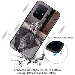 Coque en TPU anti-rayures chat et tigre pour votre Xiaomi 11T/11T Pro