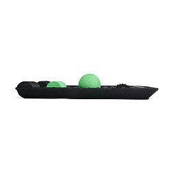 Hjh Office Tapis anti-fatigue BLACKROLL® SMOOVE BOARD avec outils de fascias noir/vert