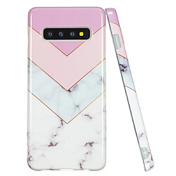 Avis Wewoo Coque Fashion Housse de protection en TPU pour Galaxy S10 Plus couture tricolore