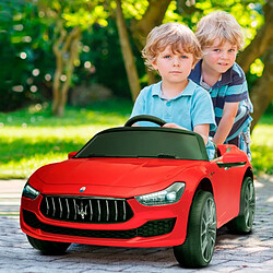 Maserati Ghibli Voiture Electrique Enfant (2 x 25W) 108 x 56 x 44 cm - Marche av/ar, Phares, Musique et Télécommande parentale