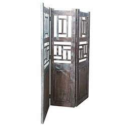 Paravent Alexandra House Living Marron Acacia Bois de manguier 3 x 176 x 114 cm Style artisanal