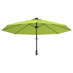 Acheter vidaXL Parasol mural pomme verte 290 cm