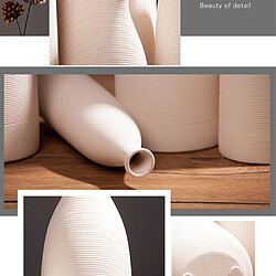 Acheter vases en céramique de style nordique table décorative debout fleur vase beige l