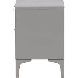 Acheter Venture Home Table de chevet 2 tiroirs Piring gris clair.