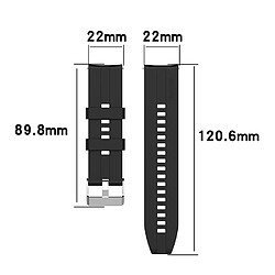 Avis 22MM Bracelet de Montre Pour Montre Huami Amazfit GTR 2e / Amazfit GTR 2 Noir