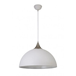 Acheter Luminaire Center Suspension 1 ampoule Nickel satiné,sable blanc